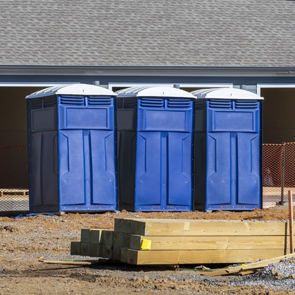 what is the expected delivery and pickup timeframe for the porta potties in Madrid IA